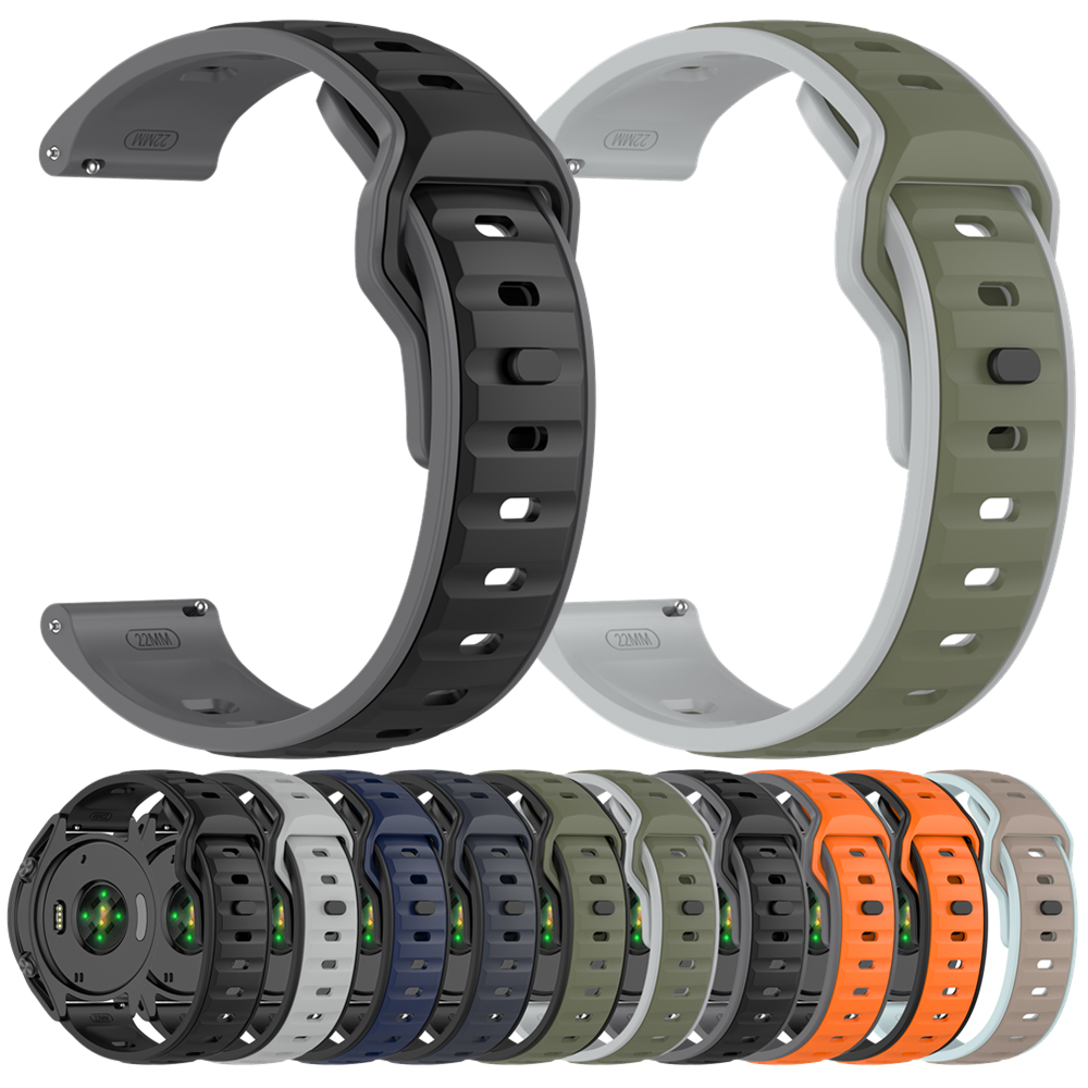 Silicone Watch Band 22Mm - Polar Vantage V3 M2/M、Grit X Pro、Titan