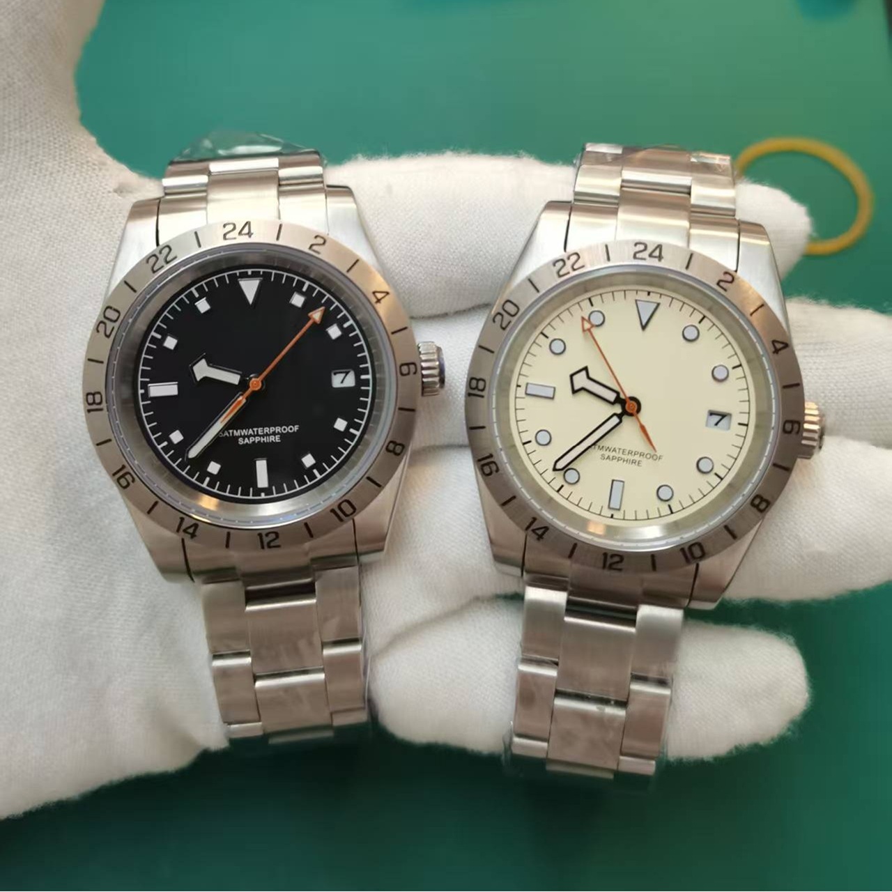 Rolex Watch Submariner - アナログクォーツメンズウォッチ サファイア ステンレススチール 日本製クォーツムーブメント スイミング対応 三針カレンダー腕時計