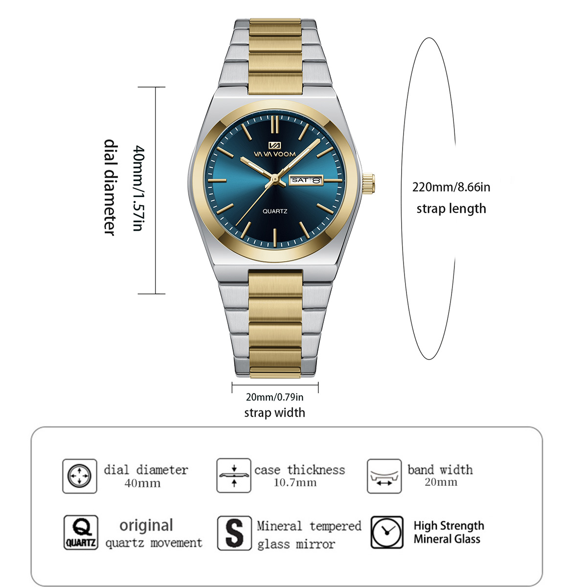 男性用高級腕時計 3Bar防水 夜光 日付・曜日表示 シルバ - Rolex Watch Submariner のレビューと価格