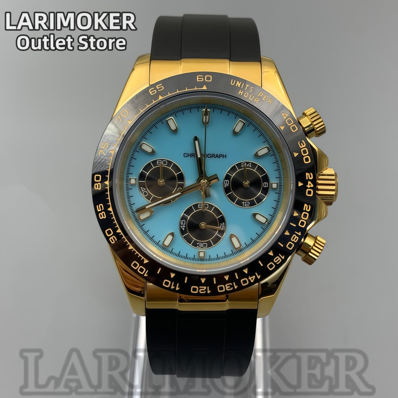 LARIMOKER 39mm メンズ スポーツウォッチ VK - Rubber Strap Diver のレビューと価格