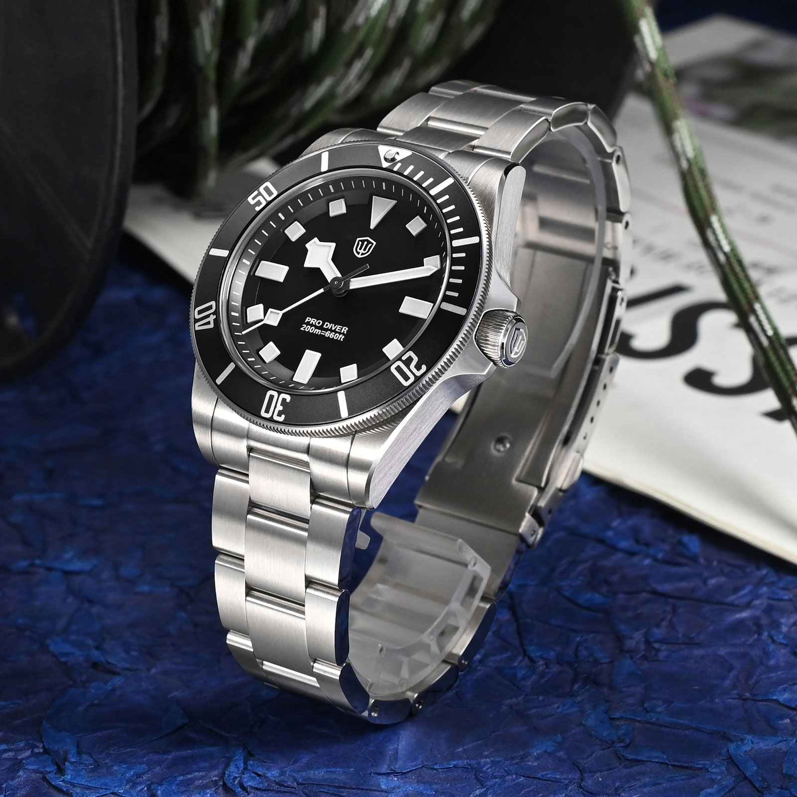 Watchdives WD1969 プロ 38 ミリメートル - Rolex Watch Submariner のレビューと価格