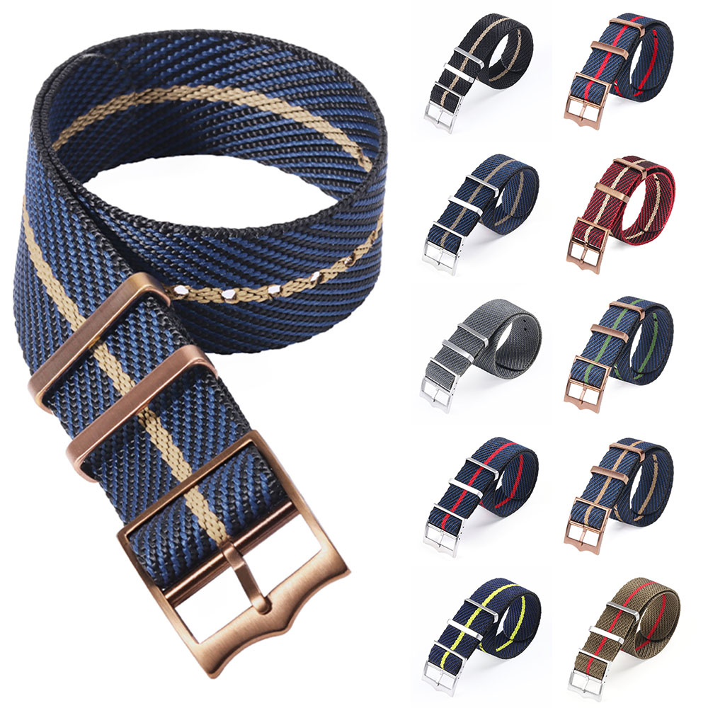 ナイロンキャンバス時計バンドチューダーミリタリープレミアムリ - Nato Strap Nylon のレビューと価格