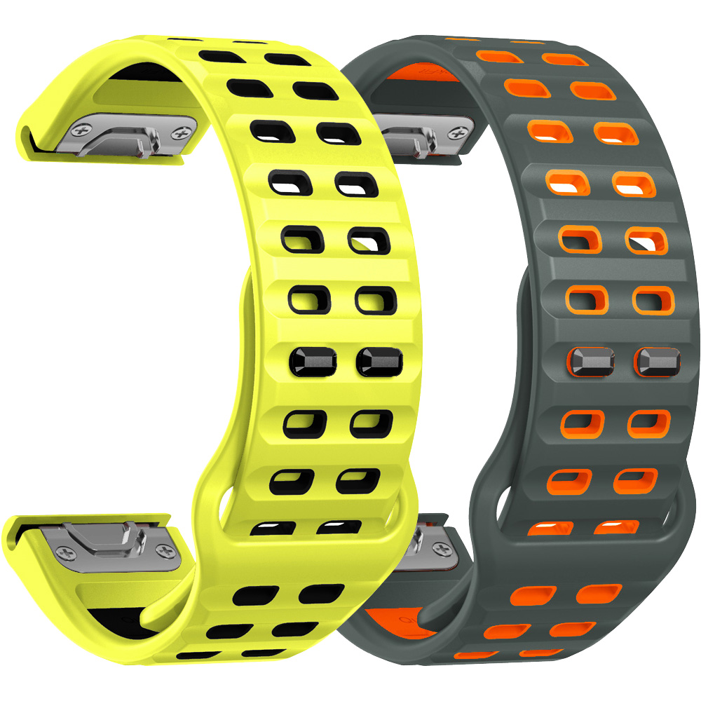 Quickfit 26mm、22mm シリコン製交換用ウォッ - Silicone Watch Band 22Mm のレビューと価格